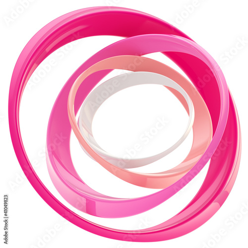 Abstract circle frame made ...