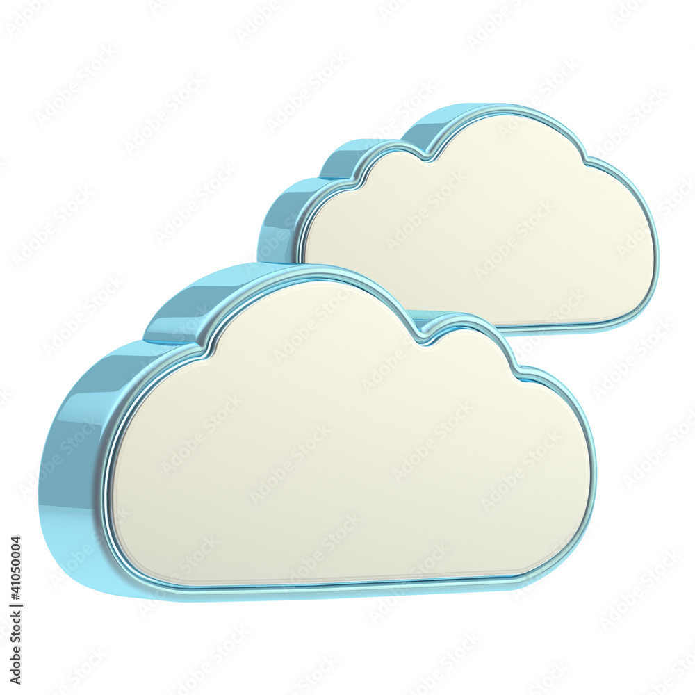 Cloud computing technology icon Cloud computing technology icon
