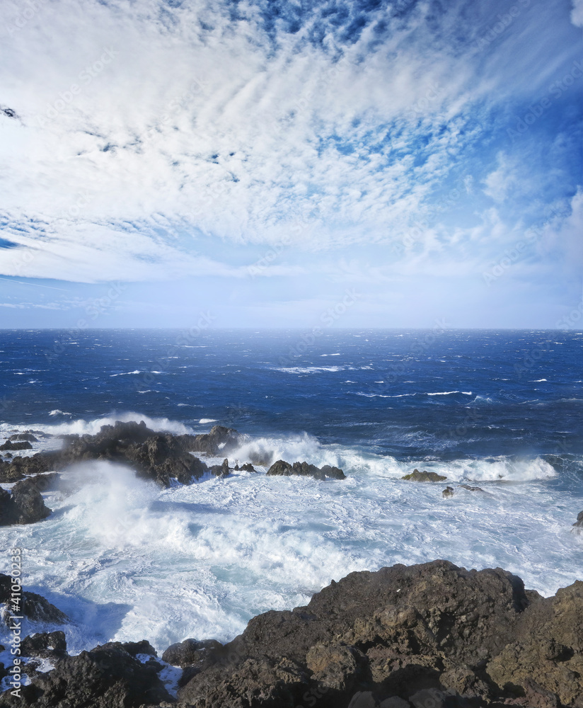 Fototapeta premium wild blue ocean