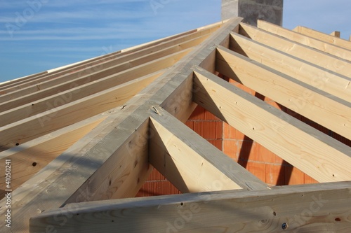 baustelle sichtdachstuhl I