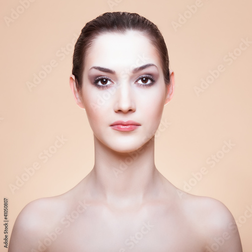 Beauty portrait of young woman