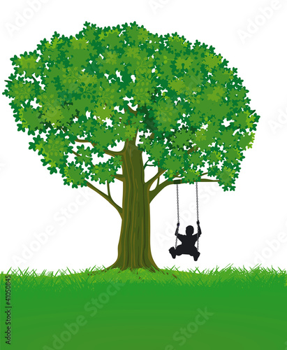 Baum mit Schaukel