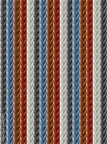 leather seamless braided plait texture vector illustration
