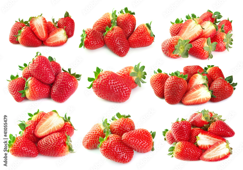 Collection of sweet strawberry Collection of sweet strawberry