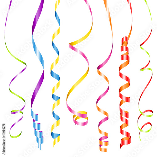 7 Streamers Colored Mix