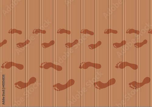 Fond Plancher Trace de pieds_Adulte_Enfant