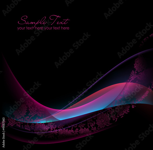 Abstract background vector card