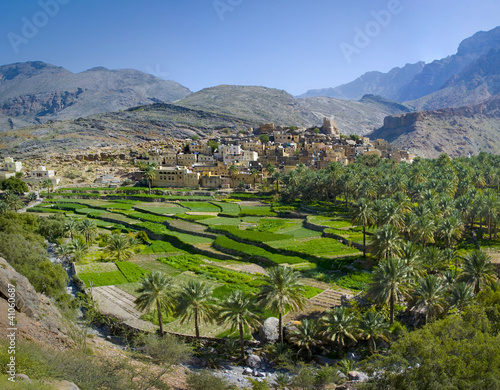 The village Bilad Sayt, sultanate Oman
