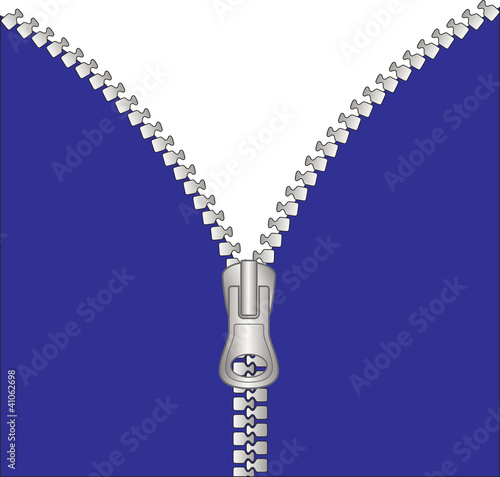 unzipped zipper