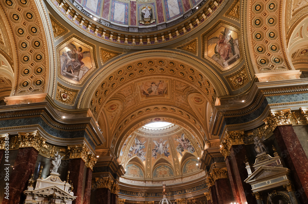 St Stephans Basilica in Budapest Hungary