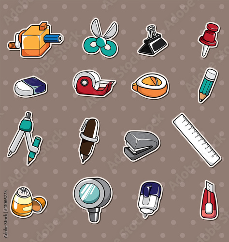 doodle stationery stickers
