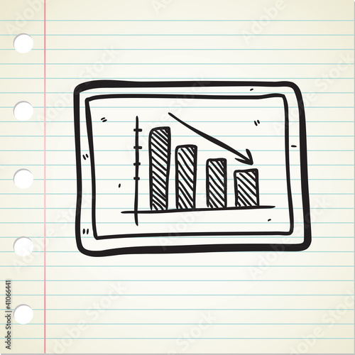 bearish graphic doodle