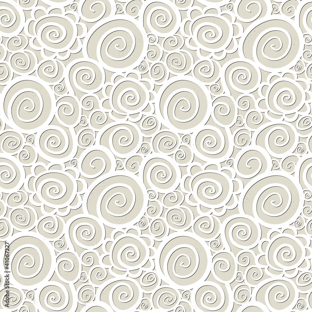 Seamless abstract curly wave pattern Seamless abstract curly wave pattern