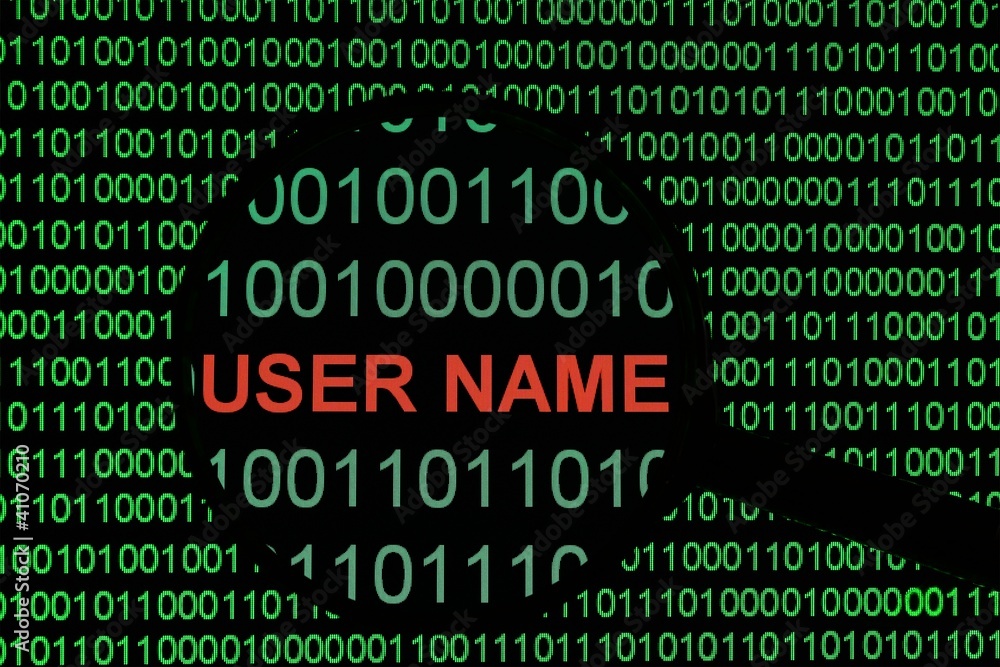 User name User name