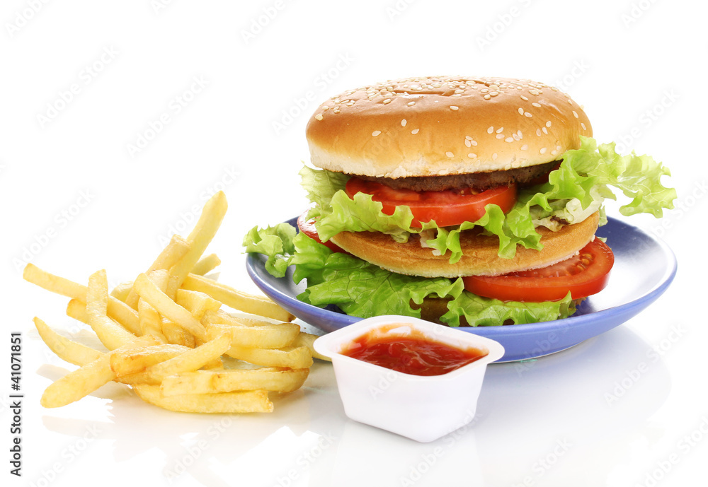 Big and tasty hamburger Big and tasty hamburger