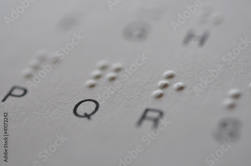 Braille photo