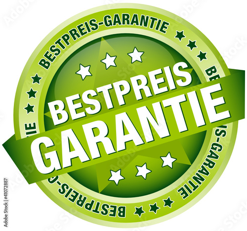 Button Banner "Bestpreis-Garantie" grün