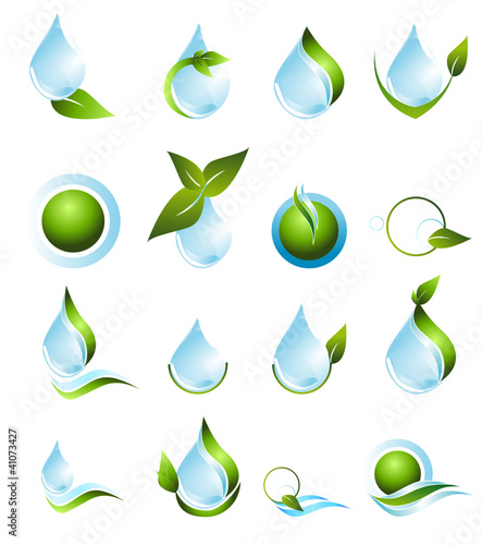 icônes "gouttes d'eau"