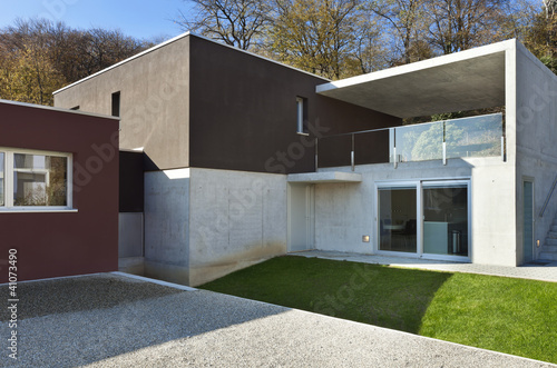 beautiful modern house, outdoor © alexandre zveiger