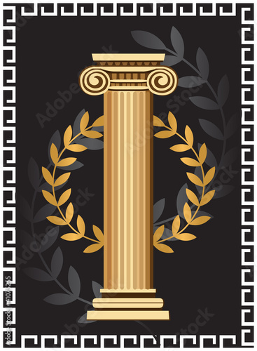 Antique Ionic Column