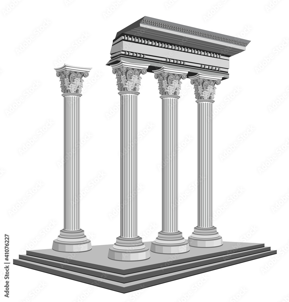 Fototapeta premium Antique Temple Ruins