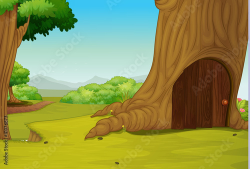 door in hollow