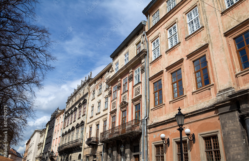 street in Lviv city
