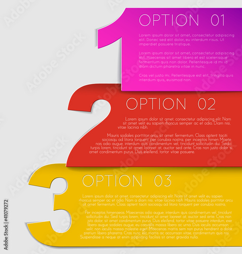 One two thre - vector progress background