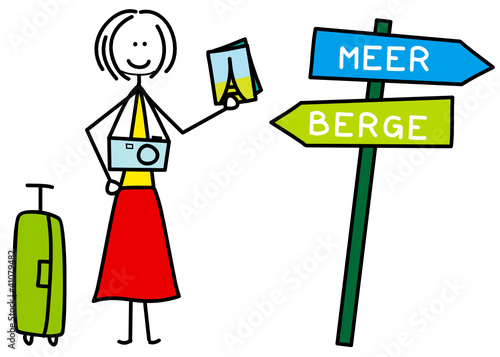 Urlauberin
