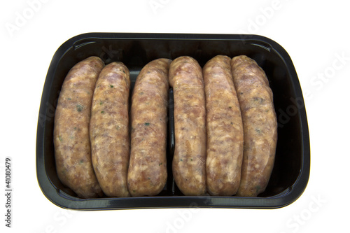 Pork sausages with caramelised red onions