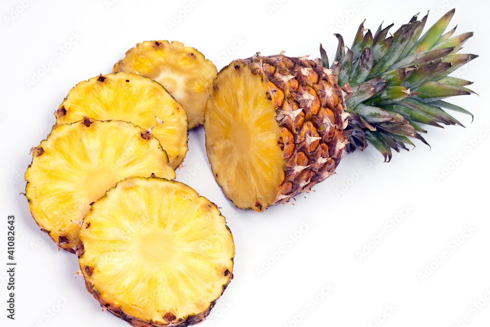 sliced pineapple sliced pineapple