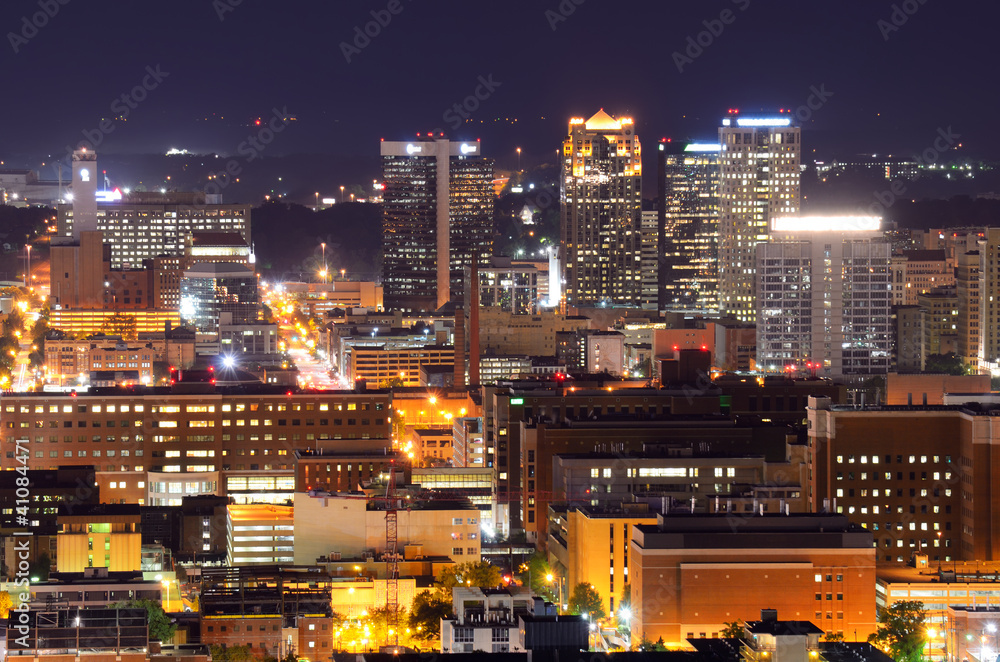 Downtown Birmingham, Alabama, USA