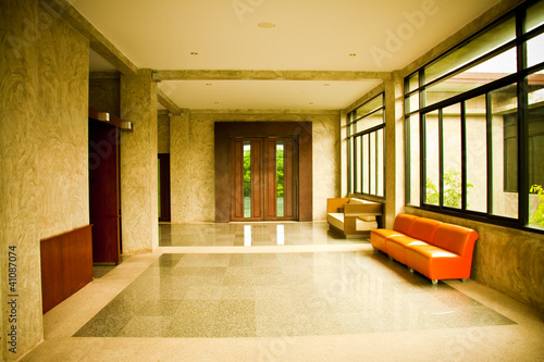 Wallpaper Mural red sofa Torontodigital.ca