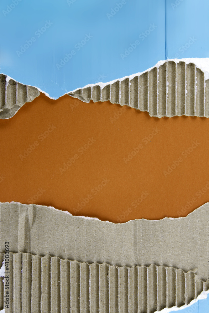 Ripped cardboard Stock Photo | Adobe Stock