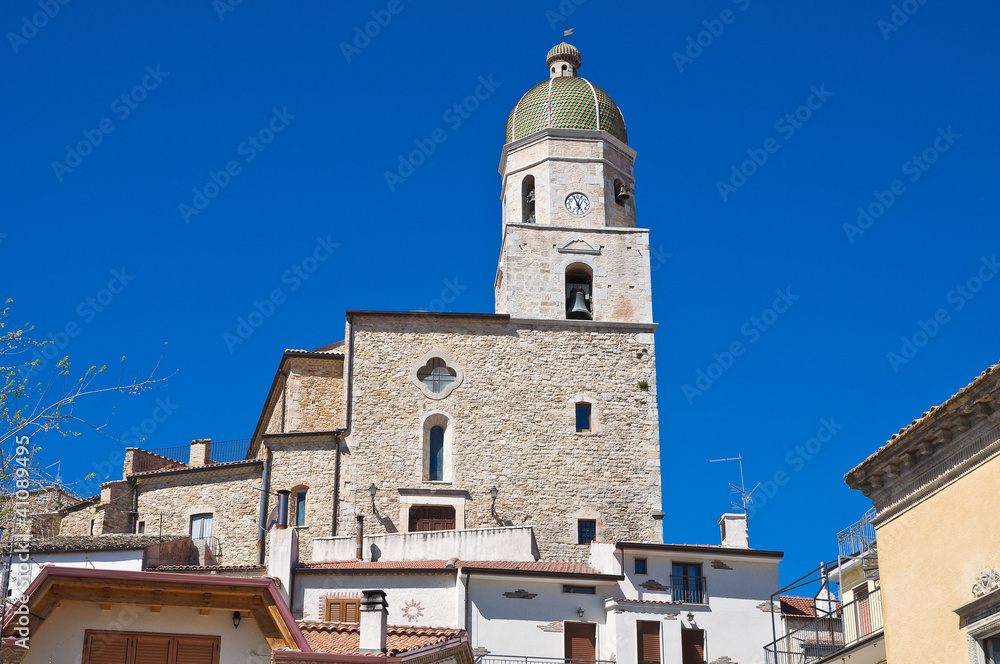 Mother Church. Pietramontecorvino. Puglia. Italy.
