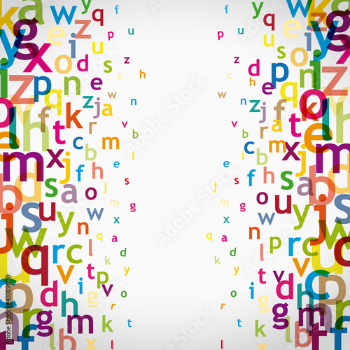 alphabet à droite et gauche