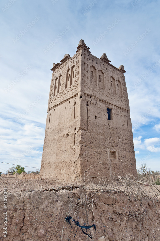 Skoura village Kasba at Morocco