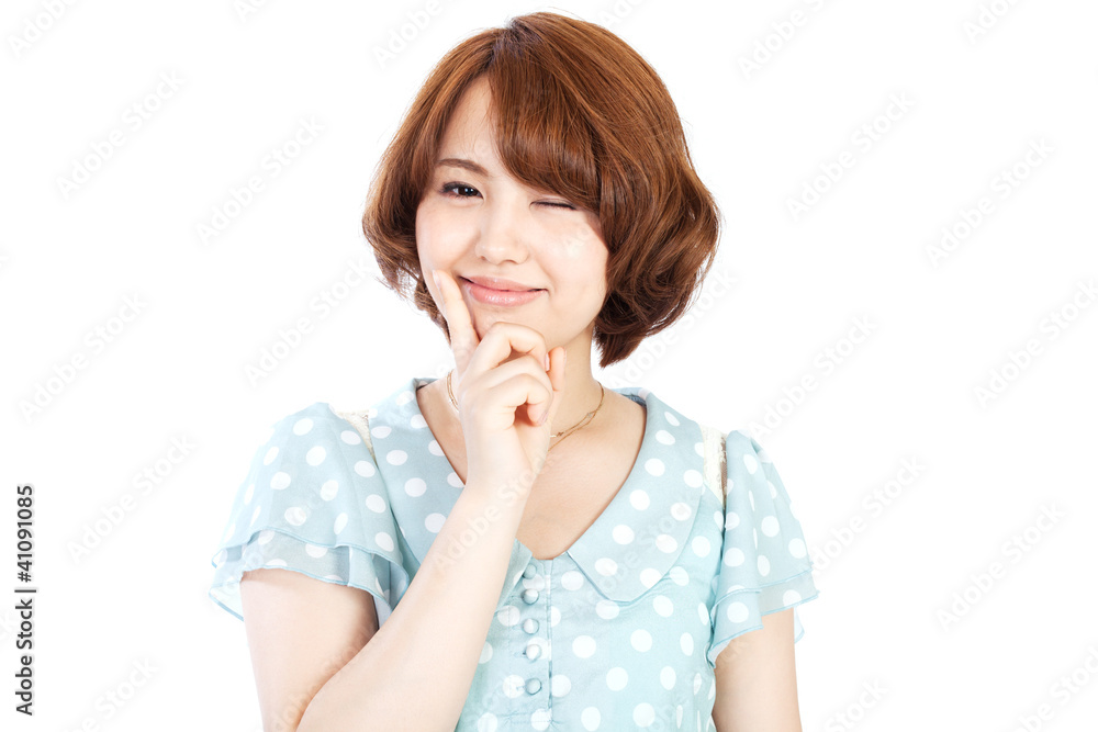 Beautiful young woman. Portrait of asian woman. Beautiful young woman. Portrait of asian woman.