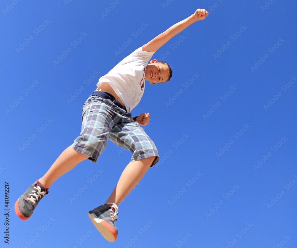 boy jumps