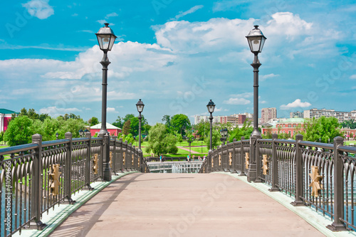 Bridge in Tsaritsino Park, Moscow