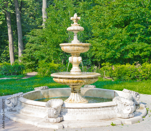 Ancient Fountain in Kuzminki Park, Moscow