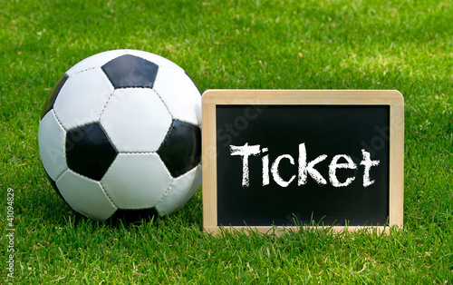 Fussball Ticket - Soccer Ticket