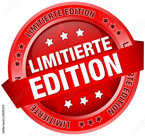 Button "Limitierte Edition" rot