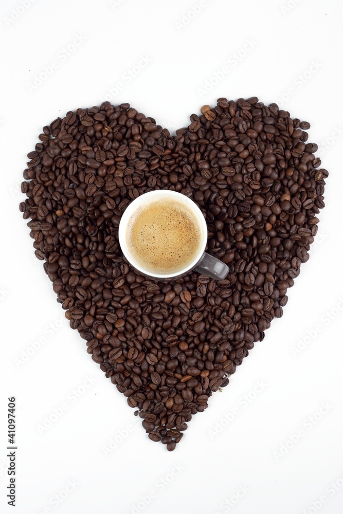 Love for coffee beans Love for coffee beans