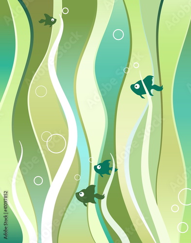 Fishes and algae