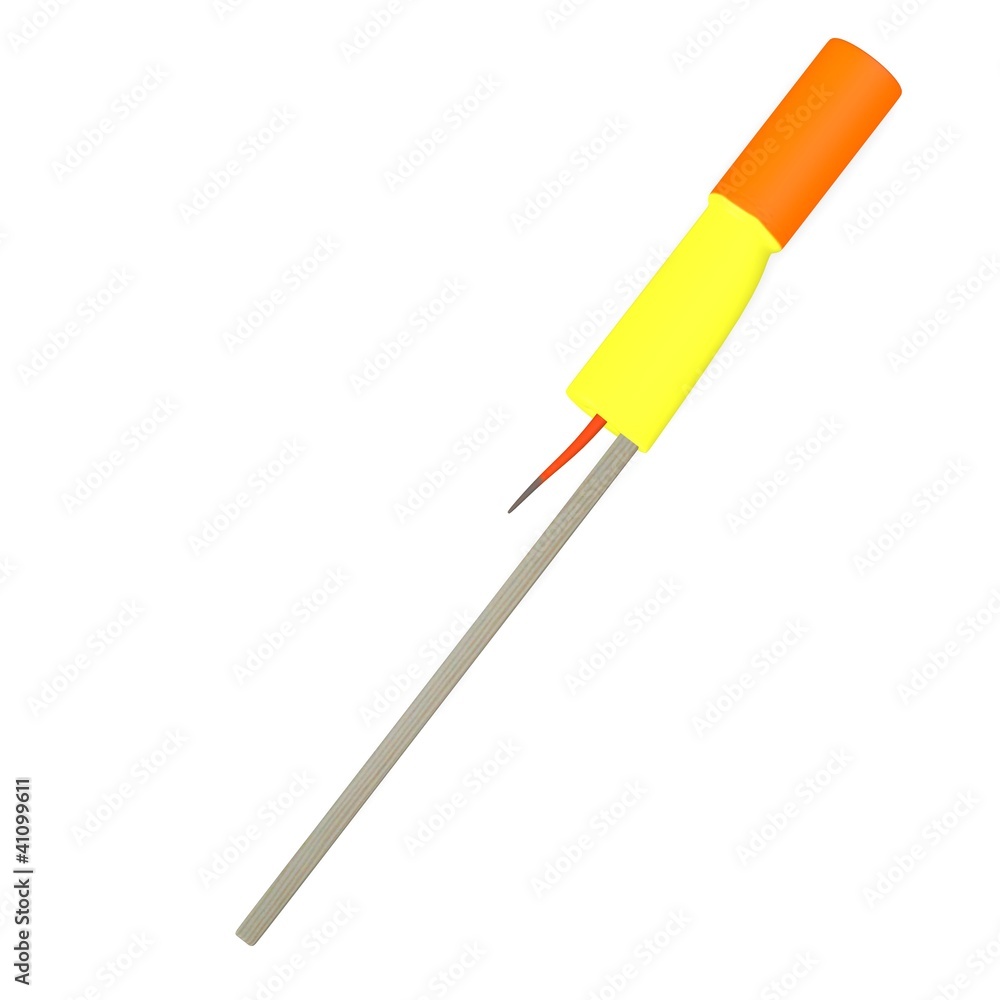Fototapeta premium 3d render of fireworks rocket