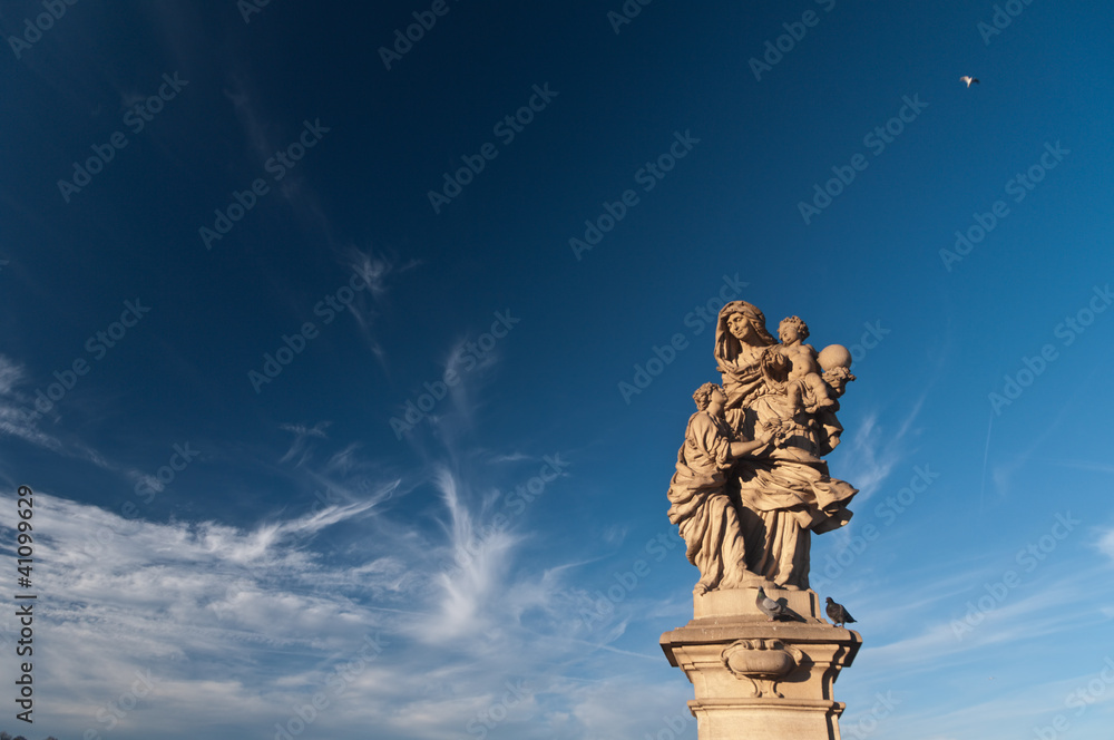 Charles' Bridge detail, Prague Charles' Bridge detail, Prague