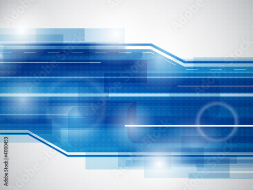 blue business template