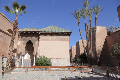 The Saadian tombs in Marrakesh photo