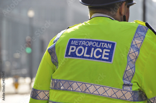 Metropolitan police in London photo